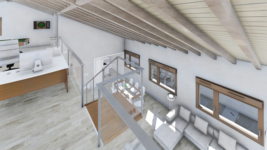 DOBLE ALTURA SOBRE SALON