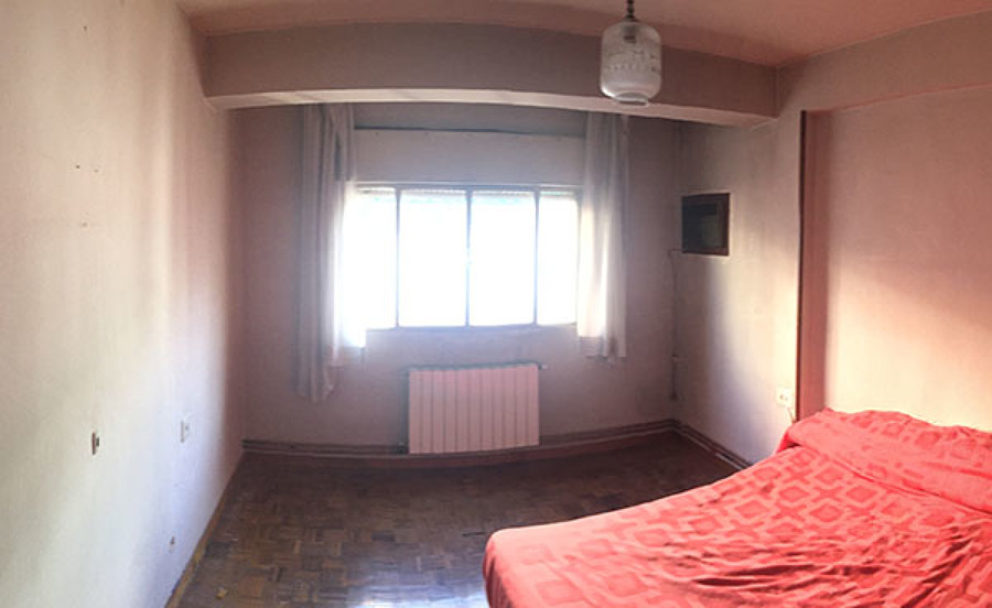 Dormitorio anticuado.