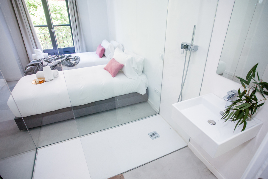 Dormitorio - baño integrado