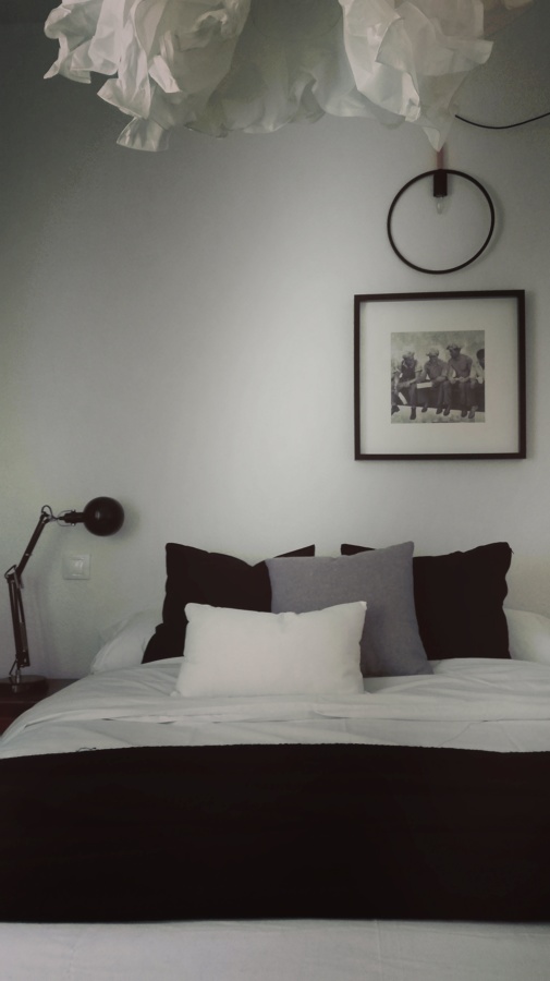 Dormitorio con baño