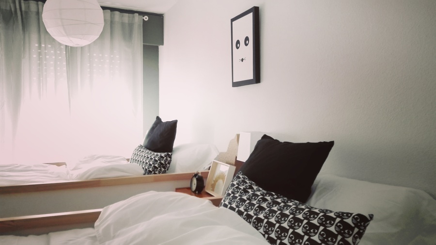 Dormitorio con dos literas