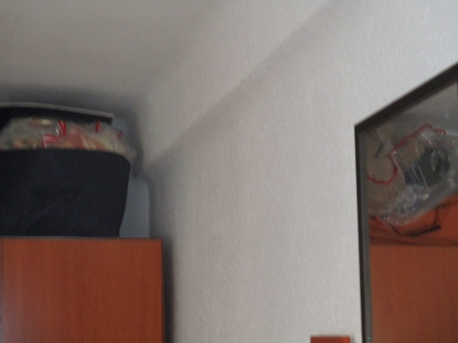 Dormitorio con gotelé