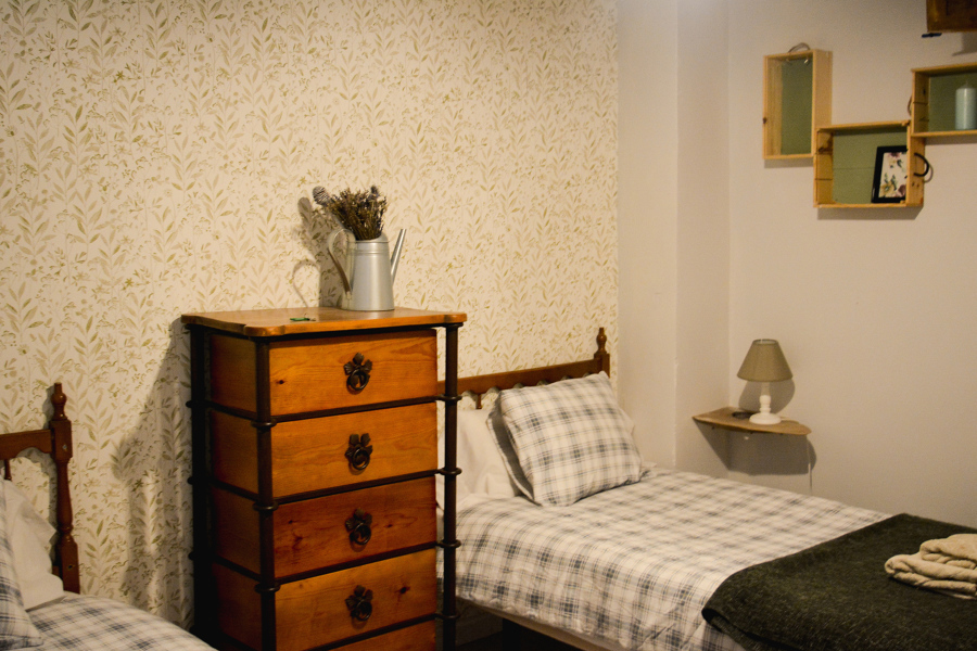 Dormitorio de dos camas