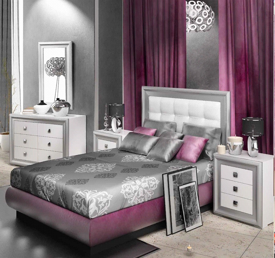 dormitorio de madera con bañera