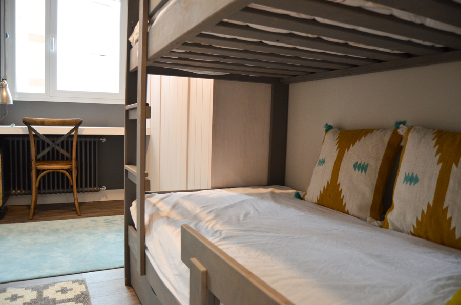 Dormitorio infantil estilo industrial