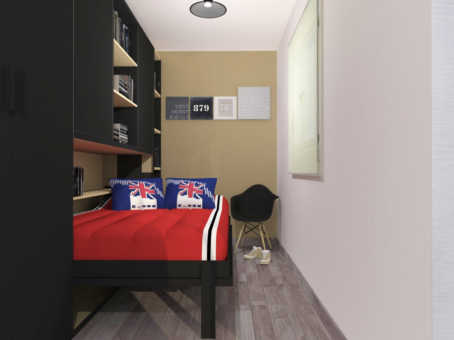 Dormitorio juvenil con Muebles JJP