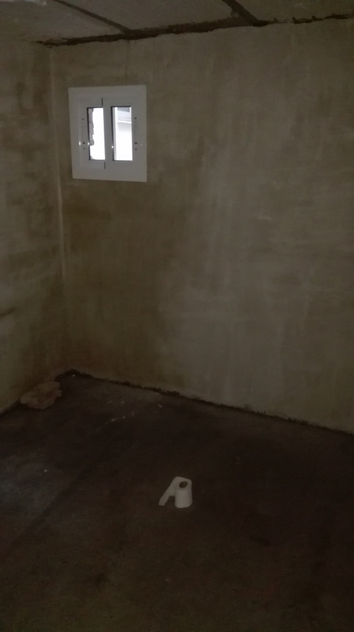 Dormitorio litera durante la obra