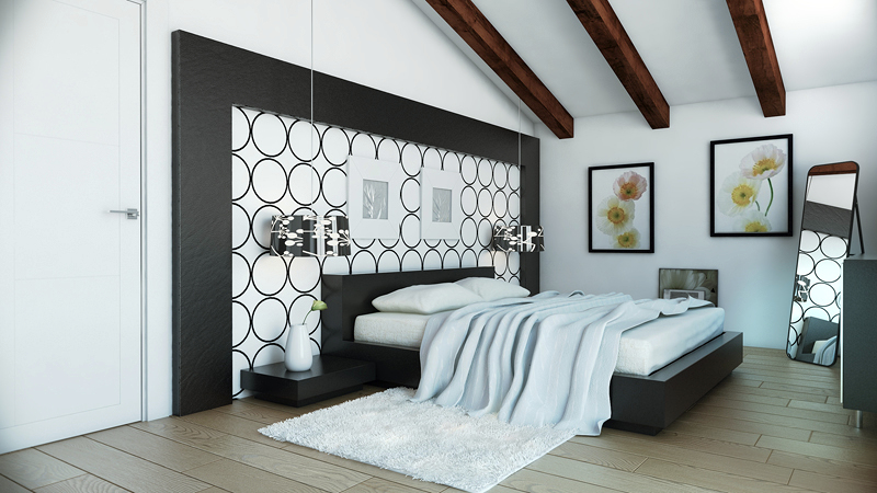 Dormitorio minimalista