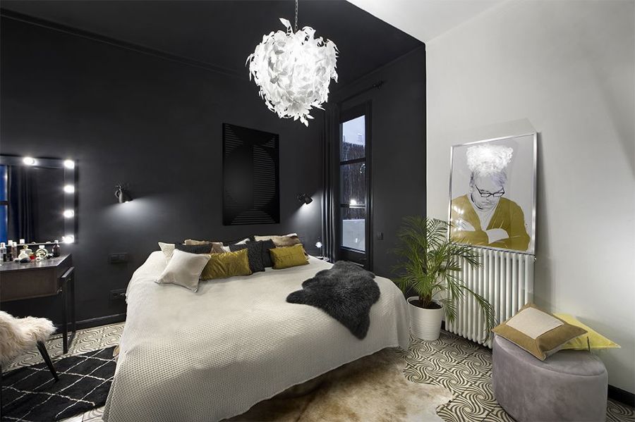 Dormitorio negro
