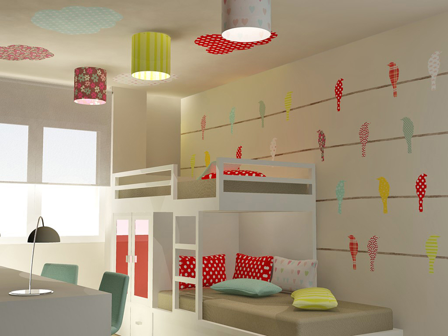 Dormitorio para niñas.