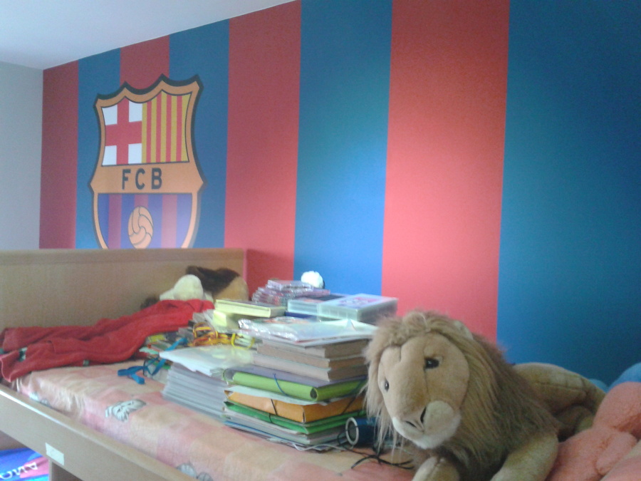 DORMITORIO PERSONALIZADO DEL BARCELONA
