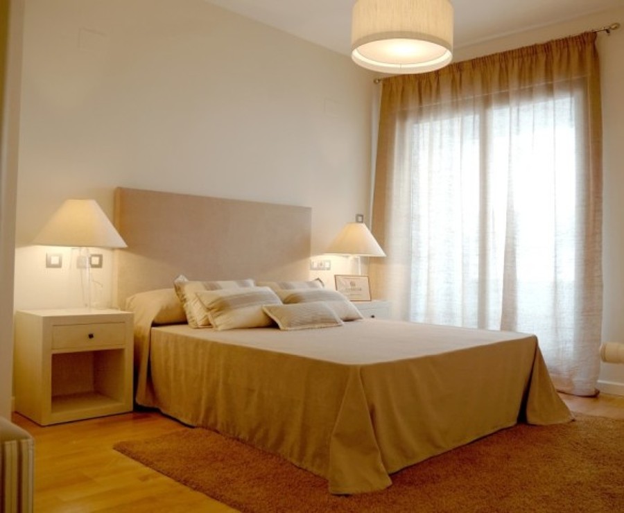 Dormitorio piso piloto y alquiler