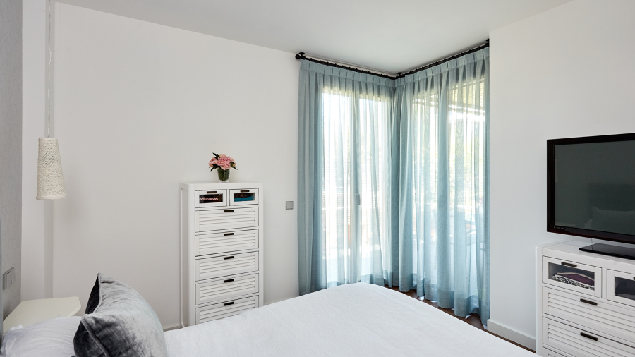 Dormitorio ppal en tonos pastel