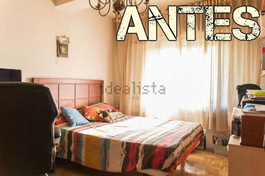Dormitorio principal antes
