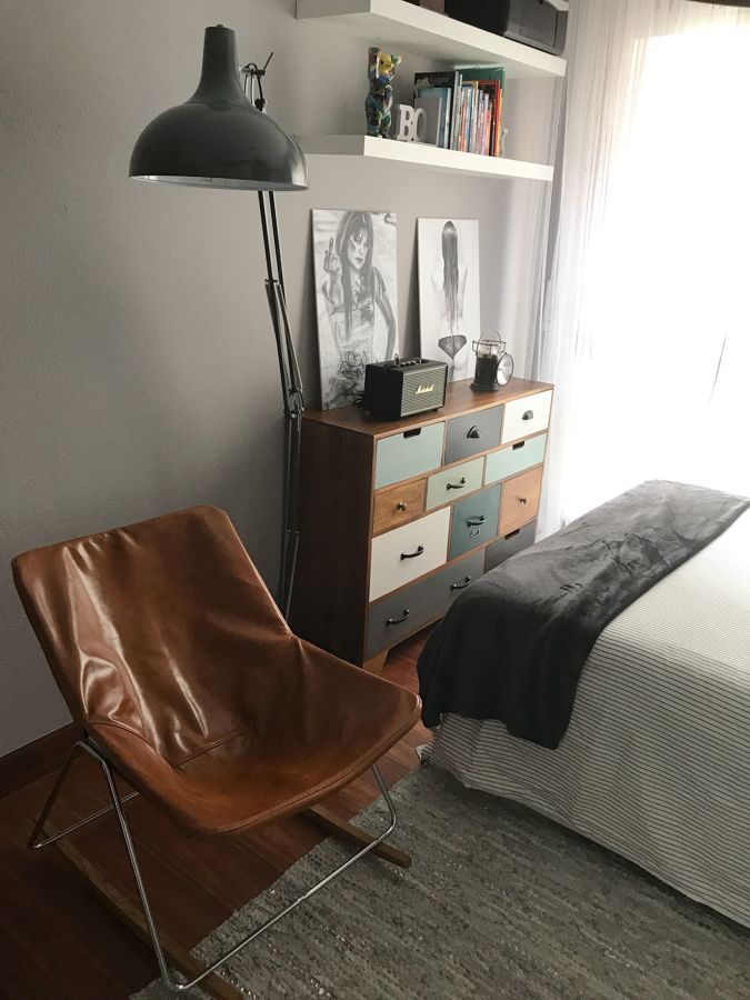 Dormitorio vintage en Bilbao