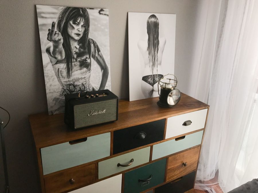 Dormitorio vintage en Bilbao