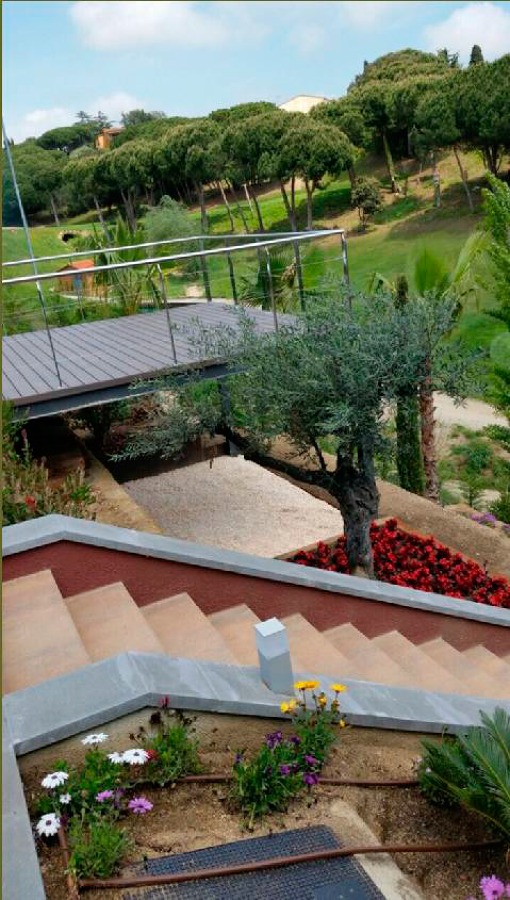 Mirador con vistas al campo de golf 