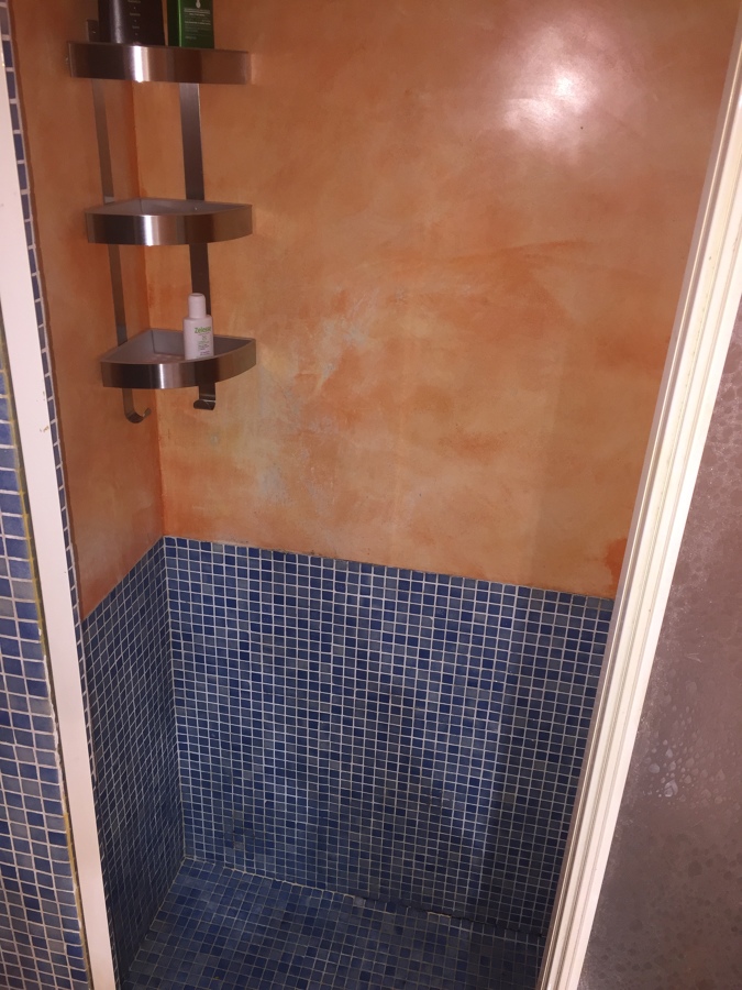 Ducha (estilo pulido con veladura)