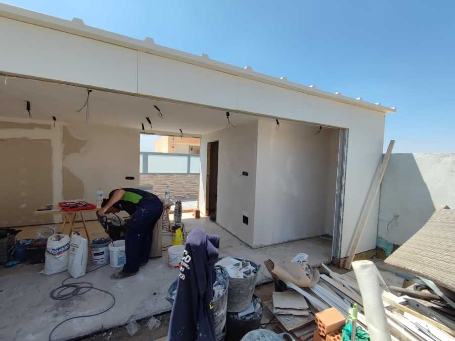 Durante la construcción