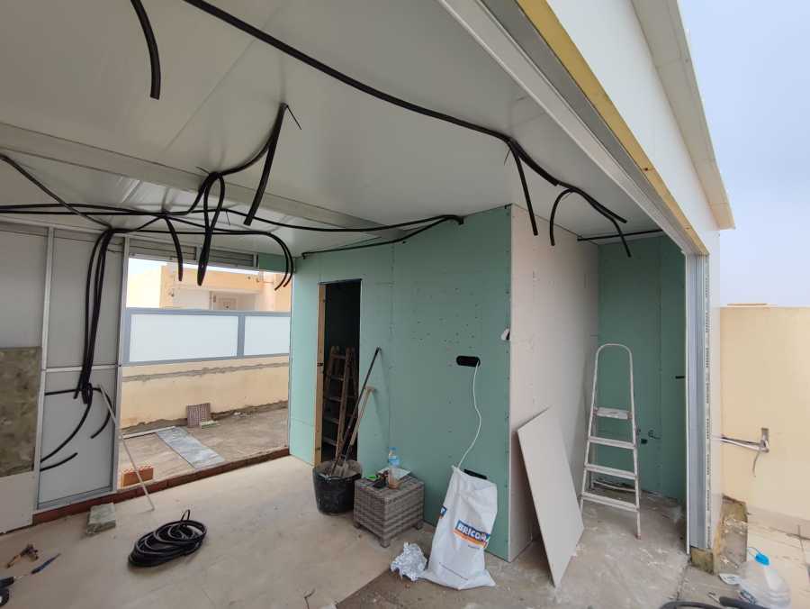 Durante los trabajos