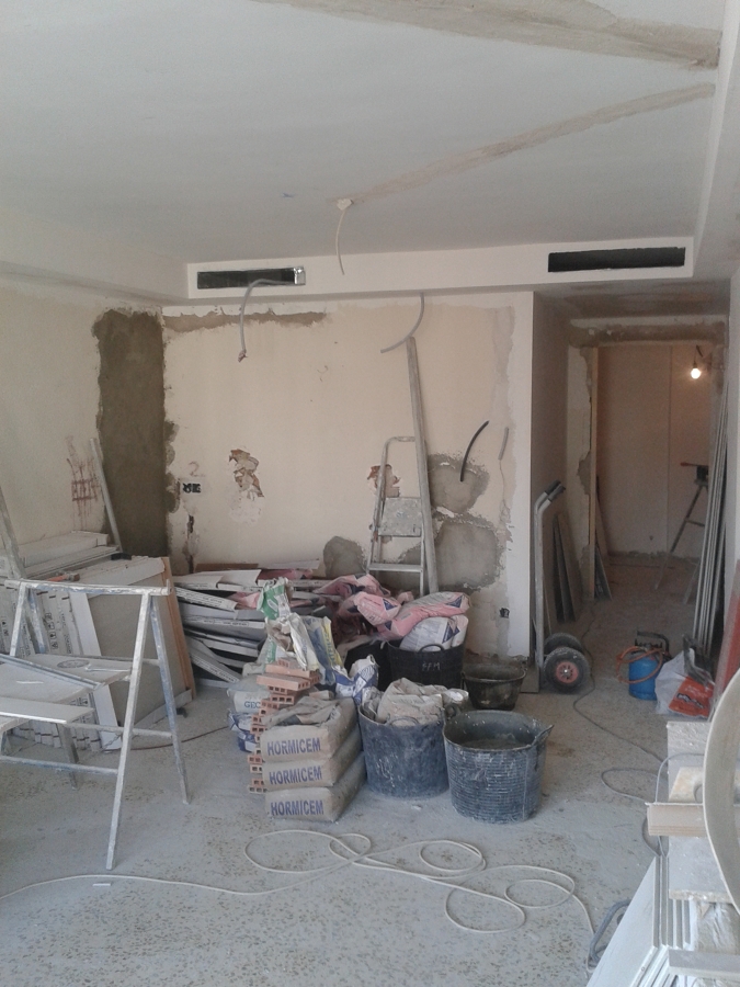 durante los trabajos