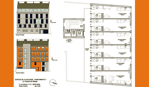 Edificio de viviendas de alquiler en Madrid