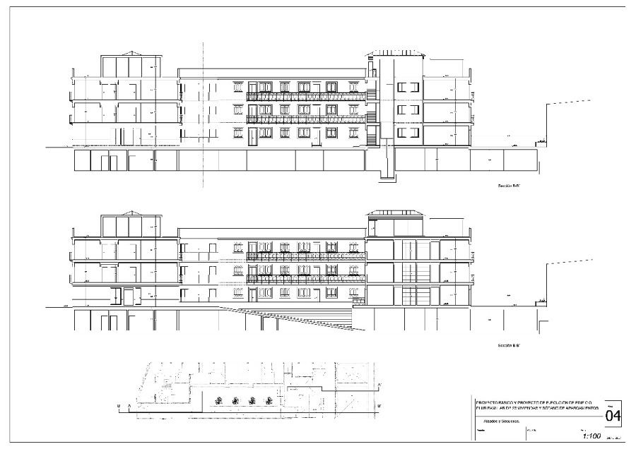 Edificio plurifamiliar de 23 viviendas y sótano de aparcamientos