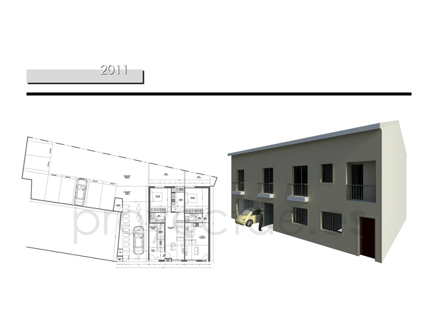 Edificio residencial multifamiliar y aparcamiento