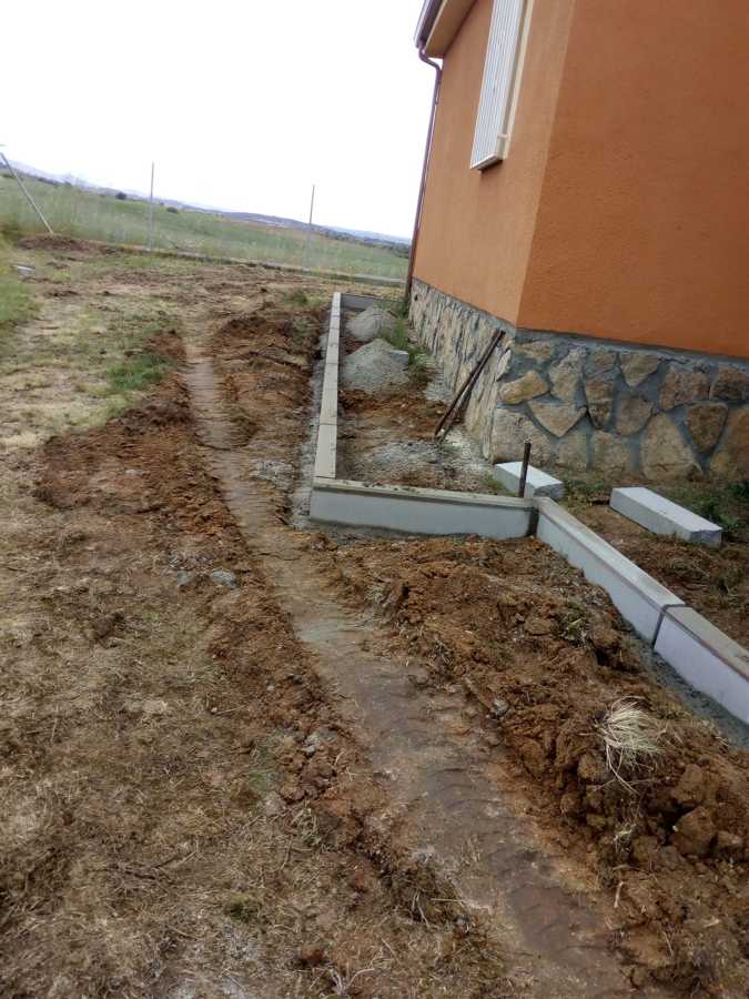 Ejecución de bordillo