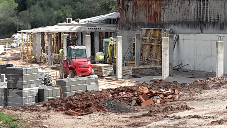 Ejecución de estructura y muros de hormigón