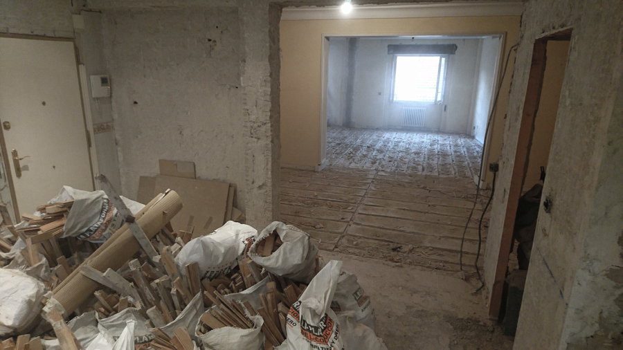 Ejecución de obra. Fase de demoliciones.