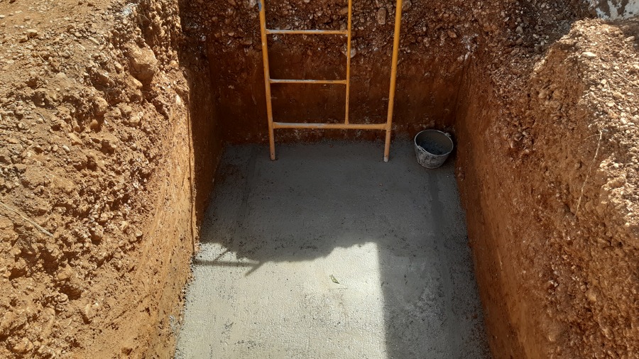 Ejecución fosa séptica