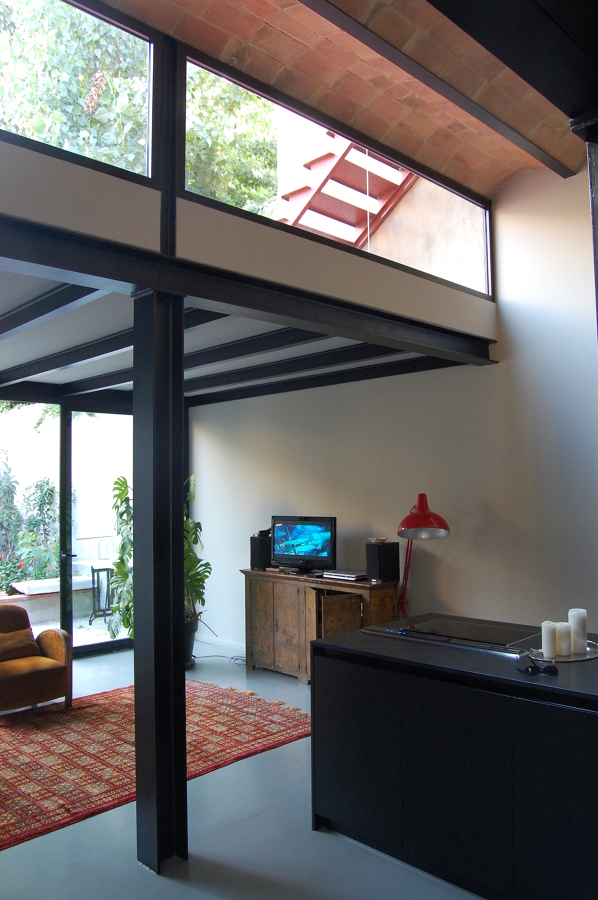 El lucernario de la cocina