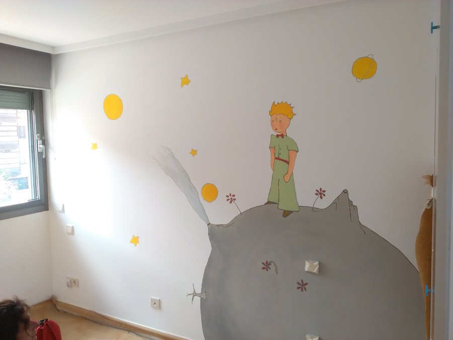 El principito, mural