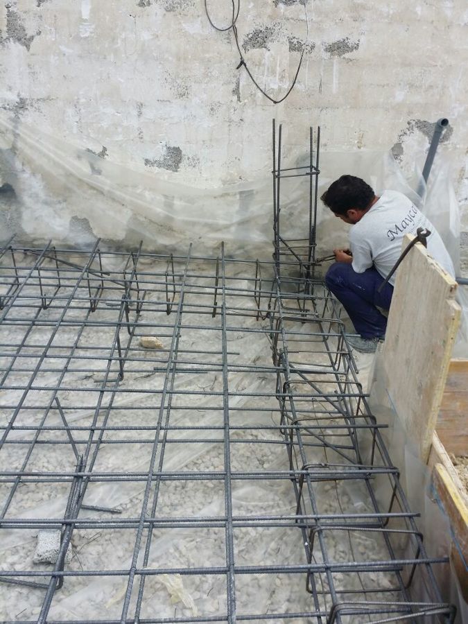 Elaboración de losa de hormigón armado 50 cm