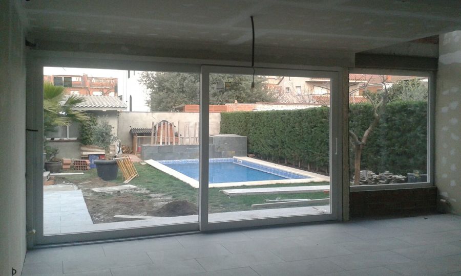 Elevable PVC  vista desde L´interior 