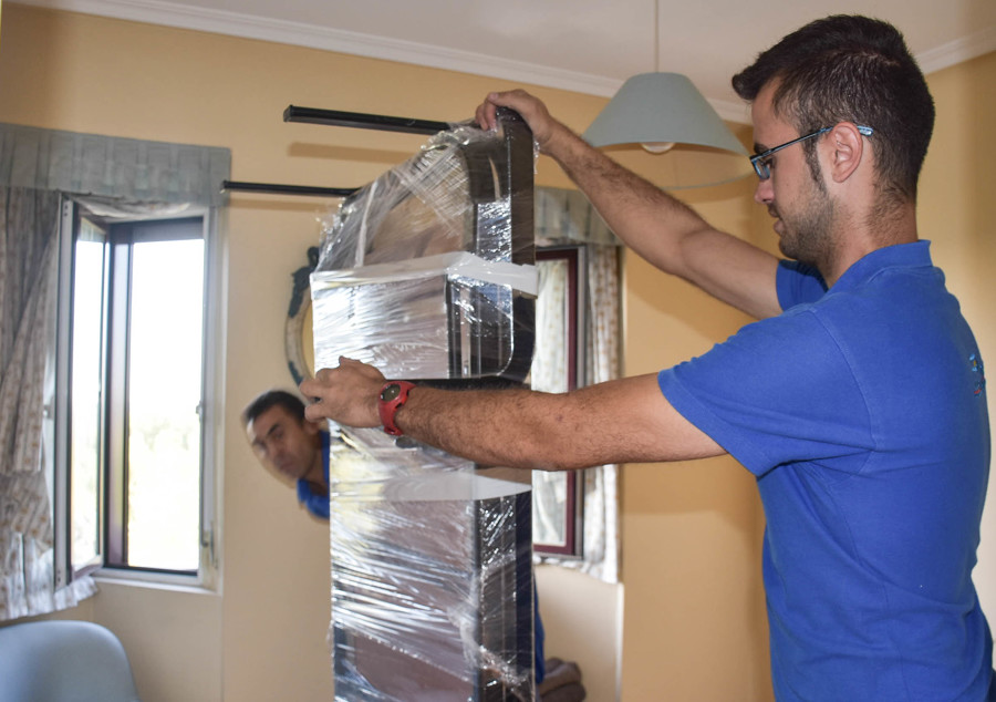 Embalaje del mobiliario