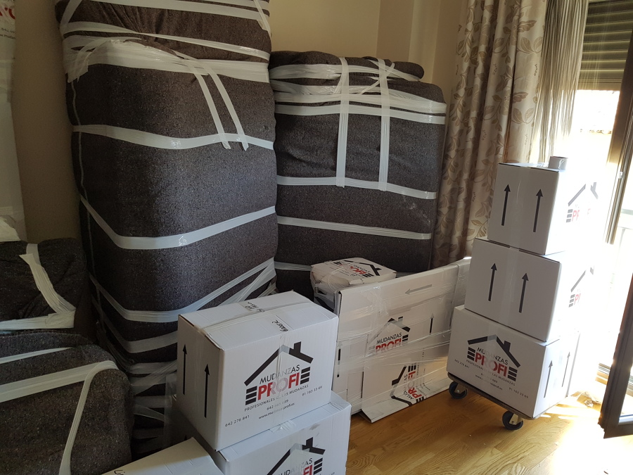 Embalaje sofás piel