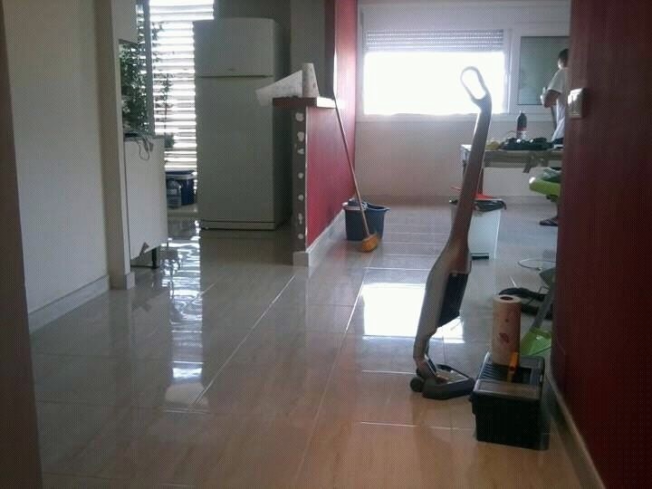 Embaldosado de un piso 45m