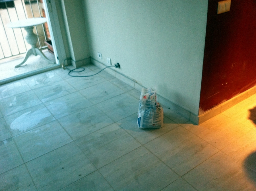 Embaldosado de un piso 45m