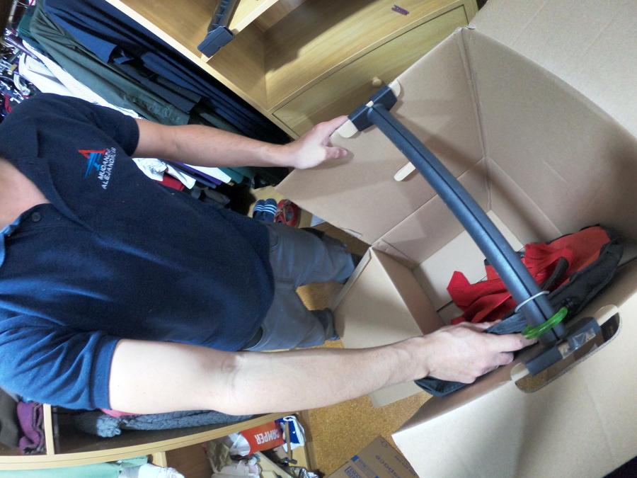 Empaquetado de ropas