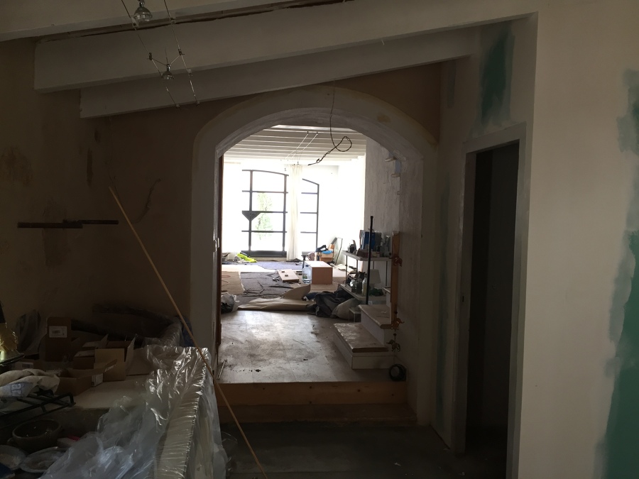 En esta foto se muestra un enfoscado o tarracado.