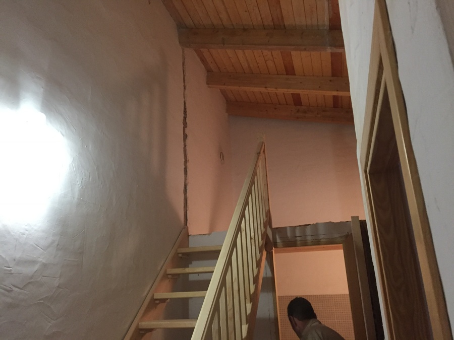 En pleno montaje altillo