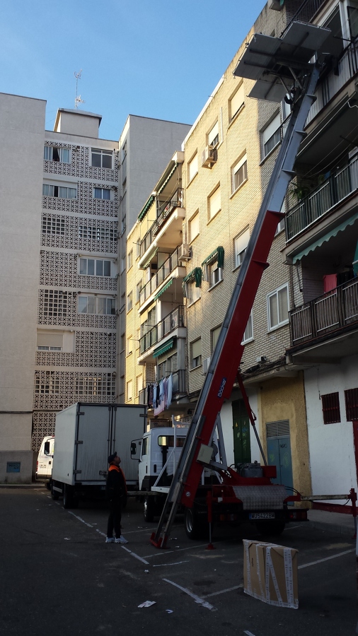 En un piso sin ascensor 