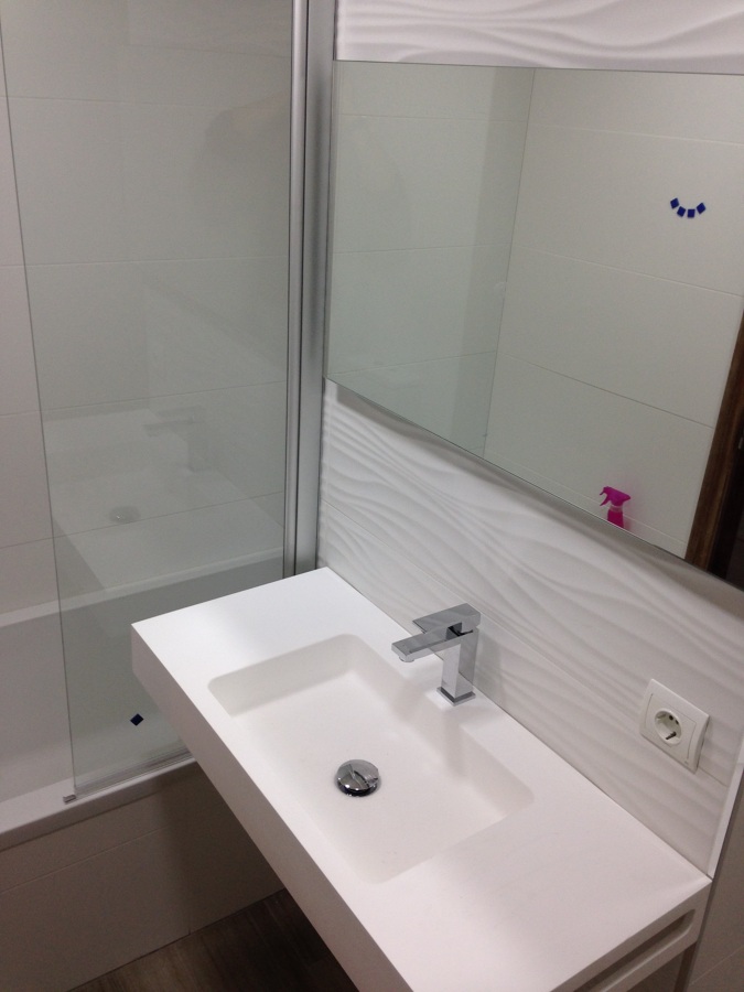 Encimera a medida en solid surface