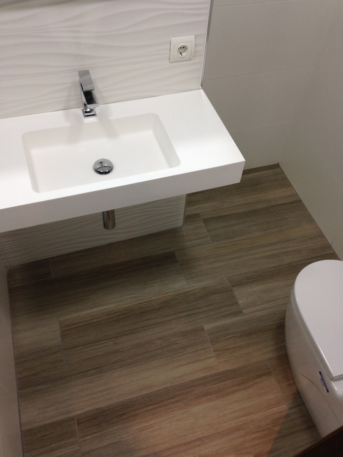 Encimera a medida en solid surface