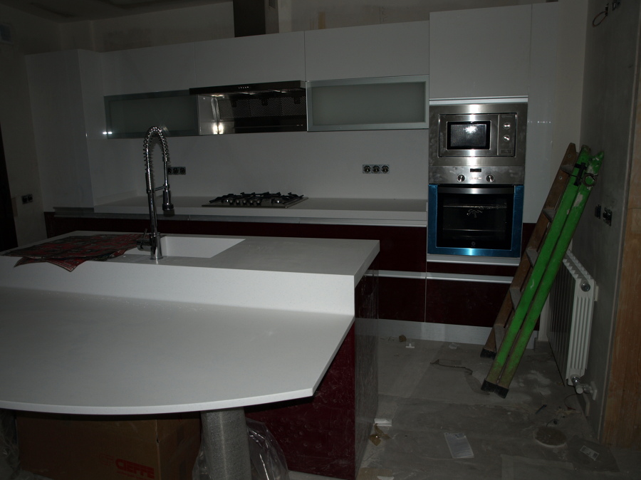 Encimera con fregadero