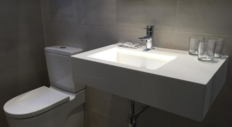 Encimera con pica integrada LED