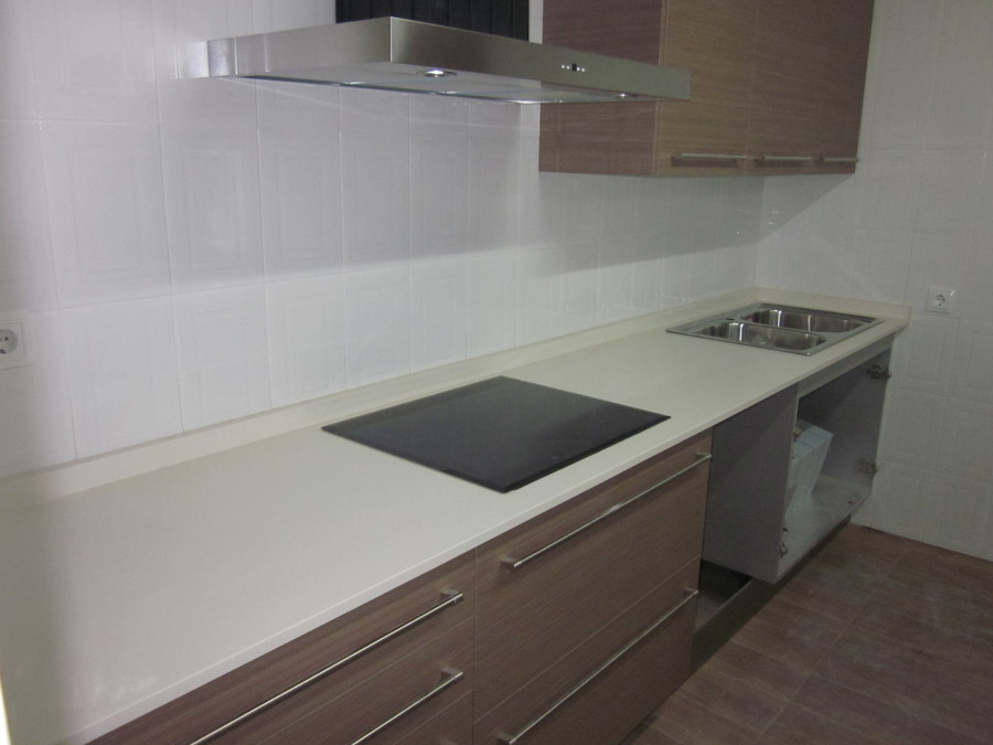 Encimera en Compac vanille