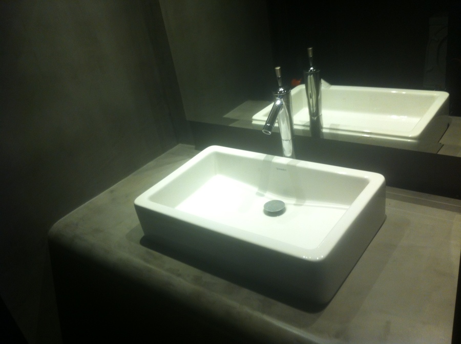 Encimera de microcemento